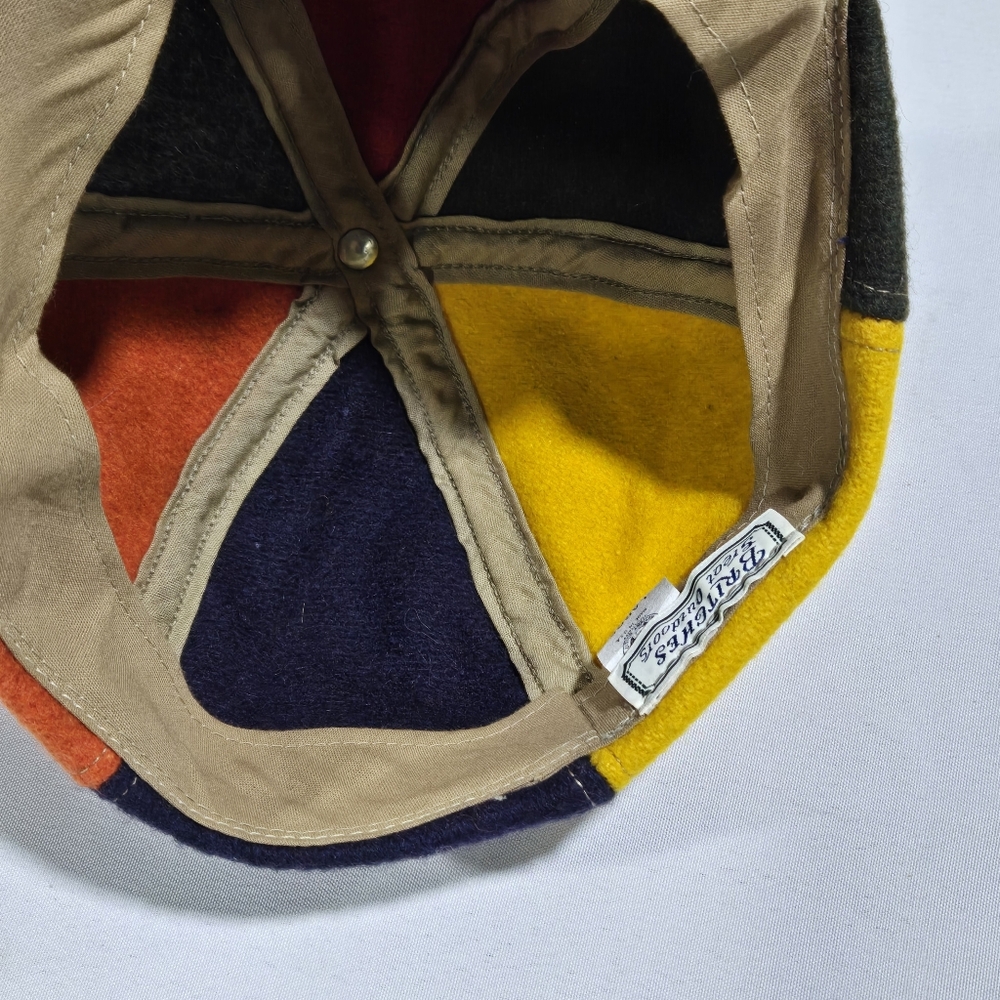 Vtg Multi Color Britches Large Fitted Wool Hat Ca… - image 8